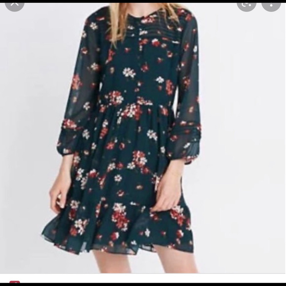 Madewell green dress size 12